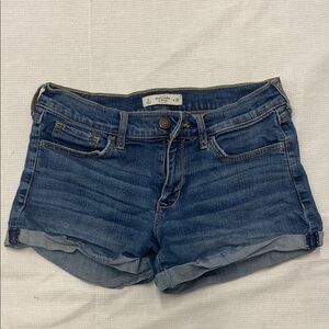 Abercrombie & Fitch Blue Jean Shorts